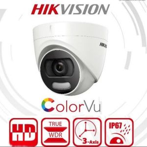 Hikvision DS-2CE72DFT-F(/C)2 MP
 ColorVu Fixed Turret Camera